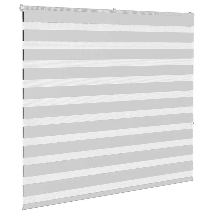 Store zèbre gris clair largeur du tissu 160,9 cm polyester - 3
