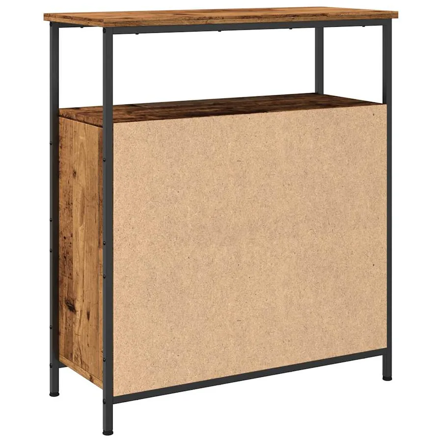 Buffet vieux bois 70x30x80 cm bois d'ingénierie - 6