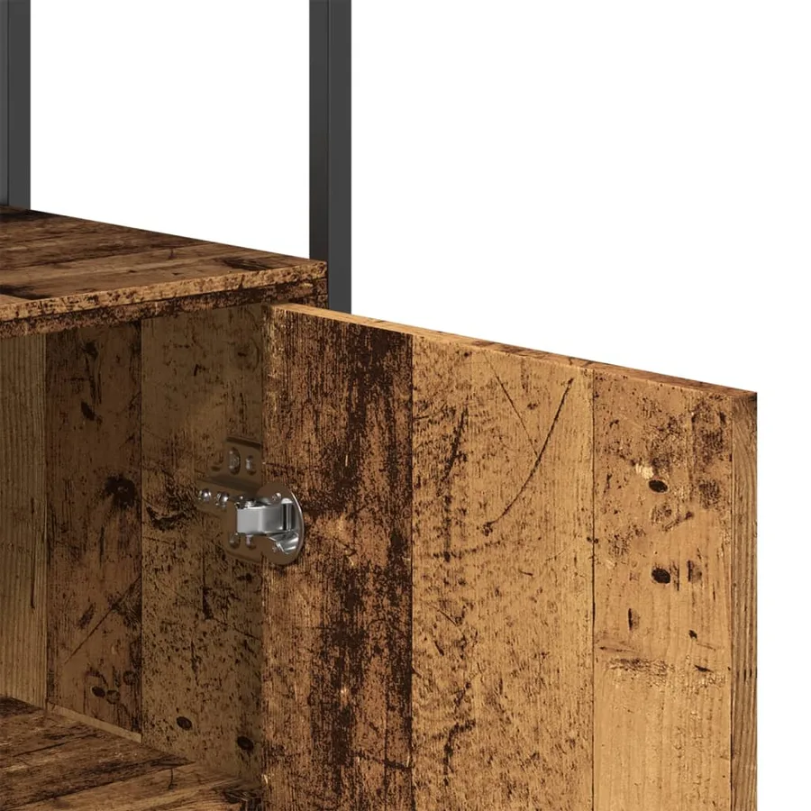 Buffet vieux bois 70x30x80 cm bois d'ingénierie - 7
