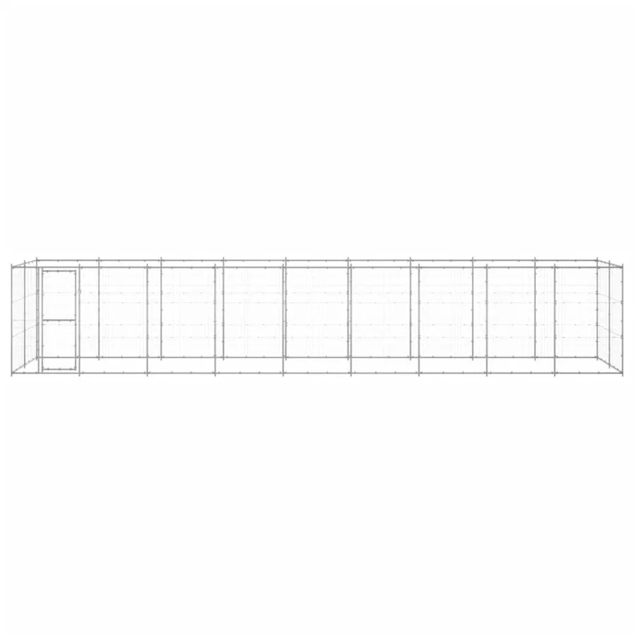 Chenil extérieur Acier galvanisé 21,78 m² - 2