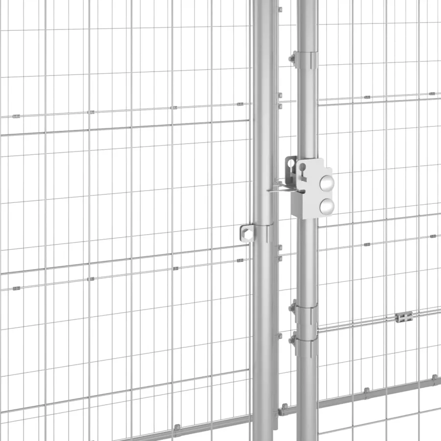 Chenil extérieur Acier galvanisé 21,78 m² - 5