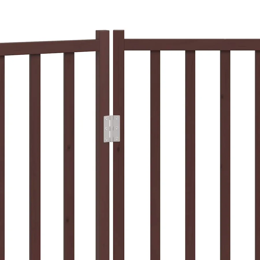 Barrière pour chien pliable 3 panneaux 150 cm bois sapin massif - 8