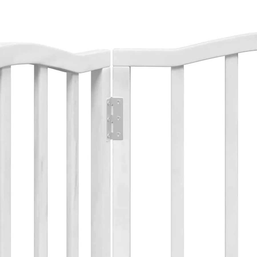 Barrière pour chien pliable 3 panneaux 150 cm bois de peuplier - 8