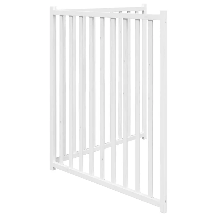 Barrière pour chien pliable 2 panneaux 160 cm bois sapin massif - 5