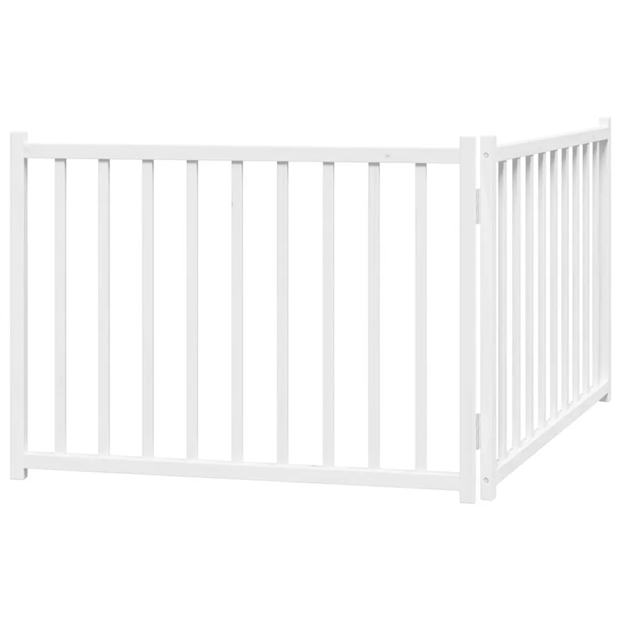 Barrière pour chien pliable 2 panneaux 160 cm bois sapin massif - 6