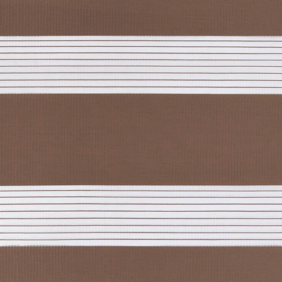 Store zèbre marron 110x200cm largeur du tissu 105,9cm polyester - 15