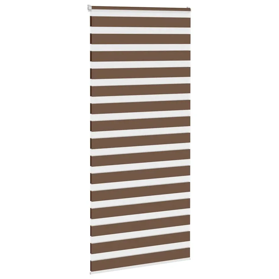 Store zèbre marron 110x200cm largeur du tissu 105,9cm polyester - 3