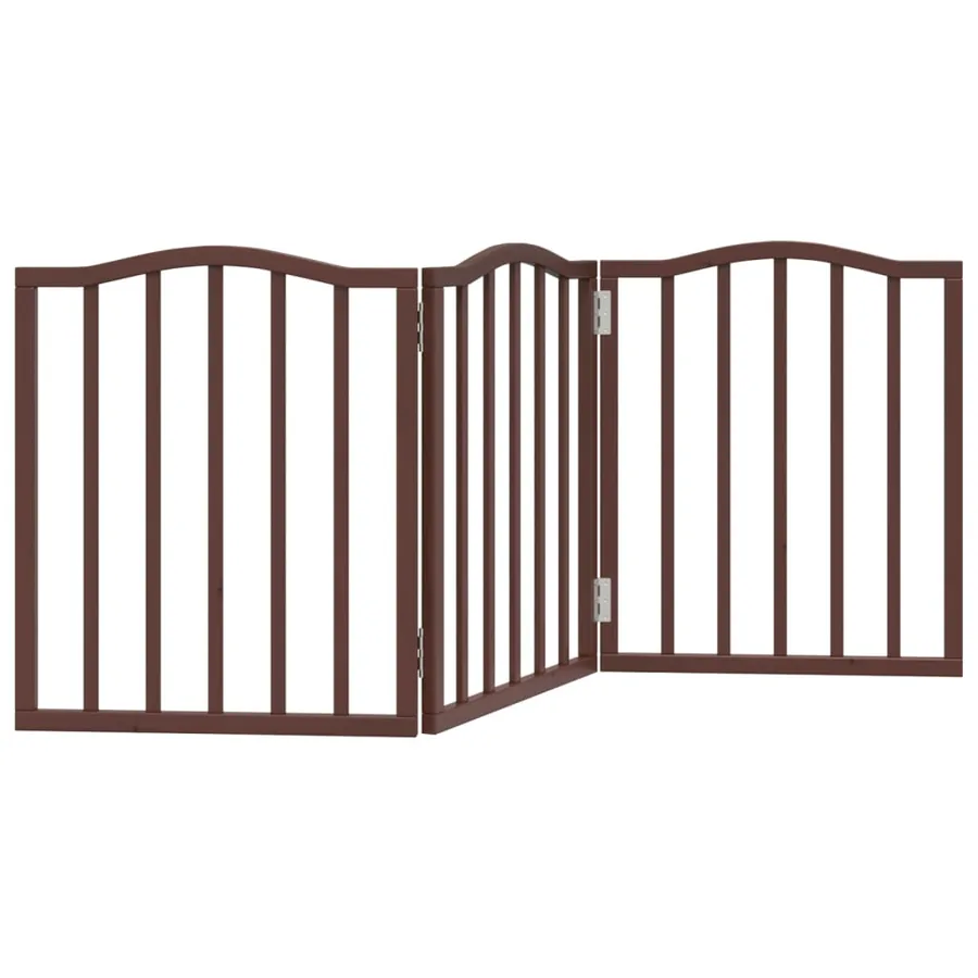 Barrière pour chien pliable 3 panneaux 150 cm bois de peuplier - 2