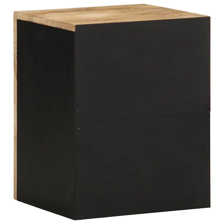 Armoire de salle de bain suspendue bois massif manguier - 5