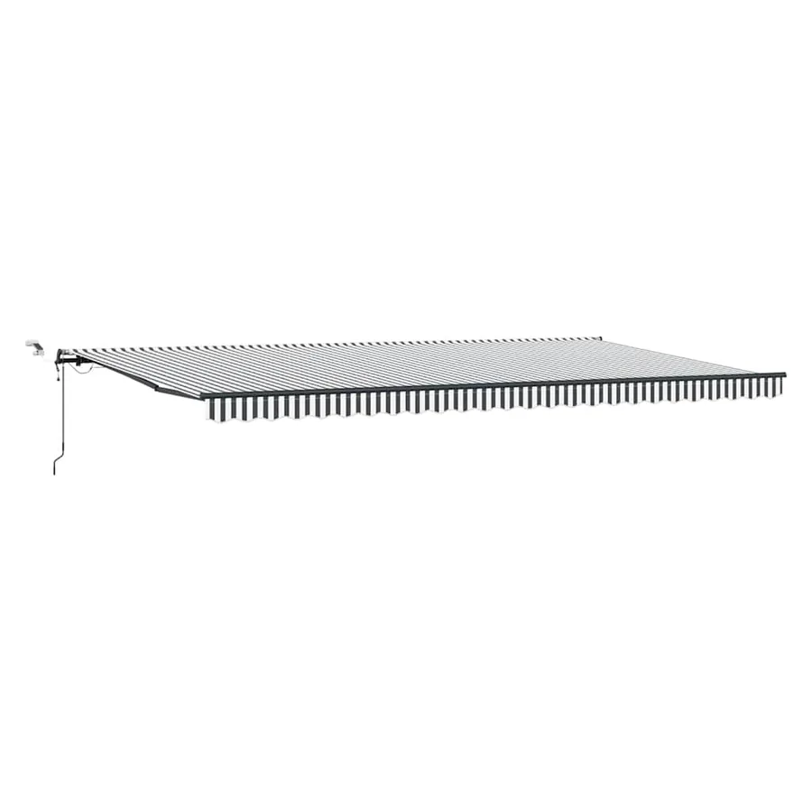 Auvent rétractable automatique avec LED anthracite et blanc - 2