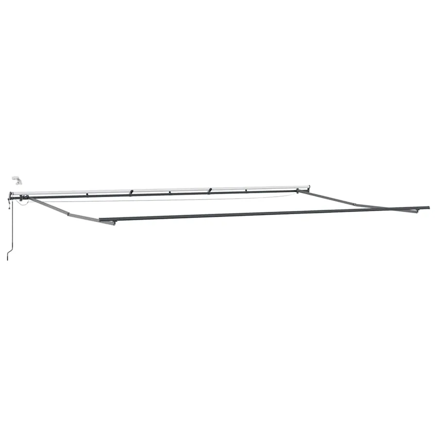 Auvent rétractable automatique avec LED anthracite et blanc - 7