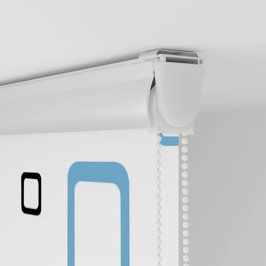 Store enrouleur de douche avec cassette largeur du tissu 86 cm - 9