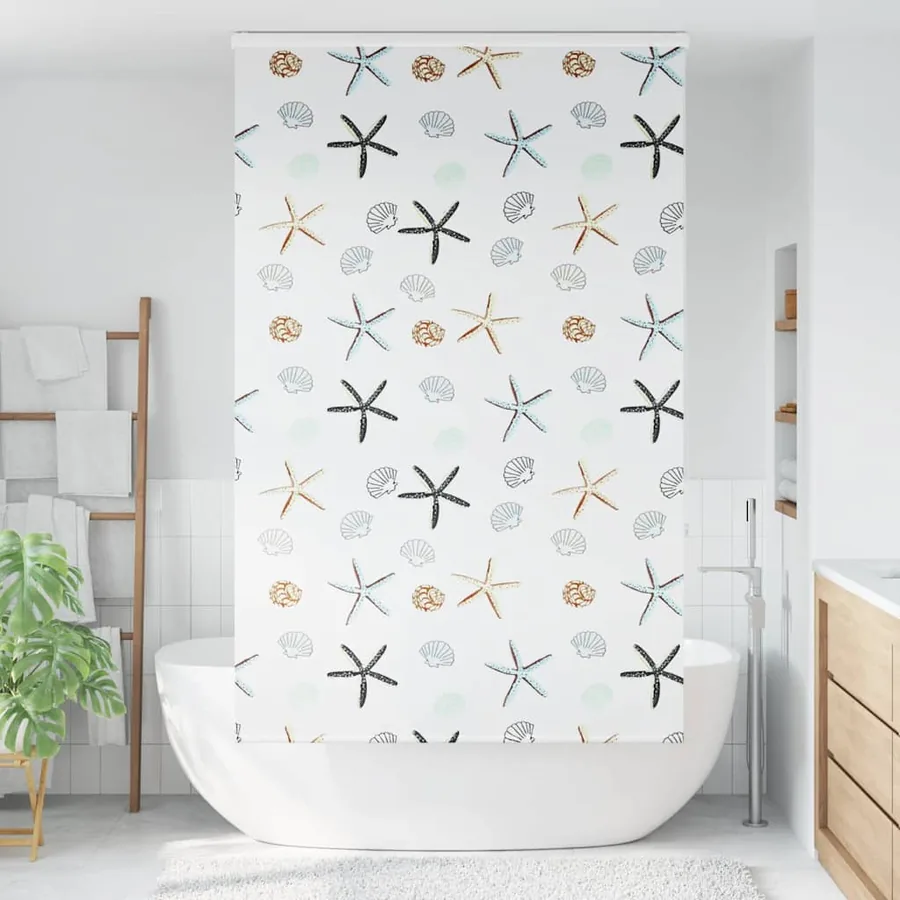 Store enrouleur de douche avec cassette largeur du tissu 136 cm - 2