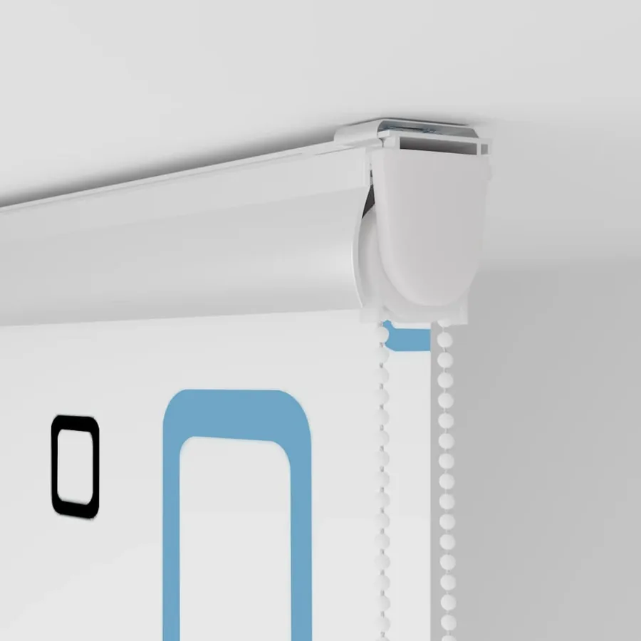 Store enrouleur de douche avec cassette largeur du tissu 106 cm - 9