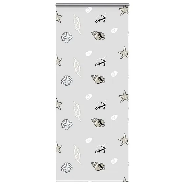 Store enrouleur de douche avec cassette largeur du tissu 96 cm