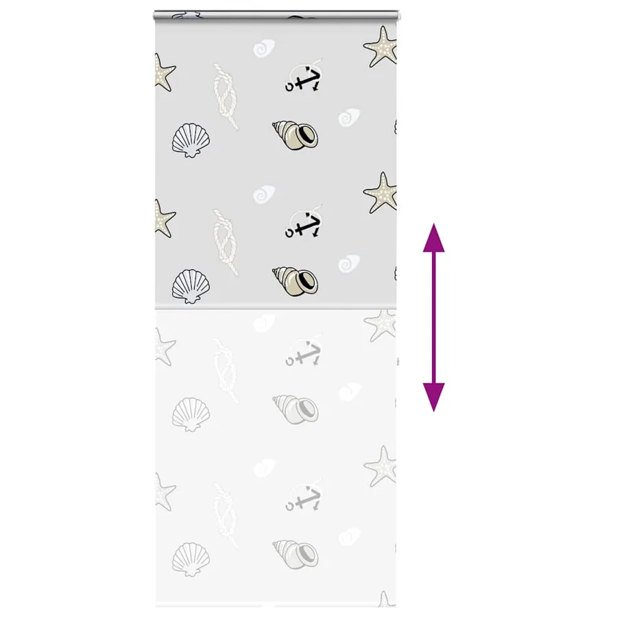 Store enrouleur de douche avec cassette largeur du tissu 96 cm - 5