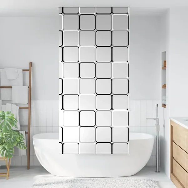Store enrouleur de douche 100x240 cm largeur du tissu 96 cm