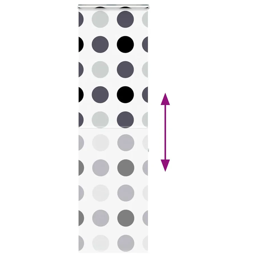 Store enrouleur de douche avec cassette largeur du tissu 56 cm - 5