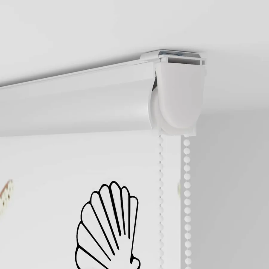 Store enrouleur de douche avec cassette largeur du tissu 56 cm - 9