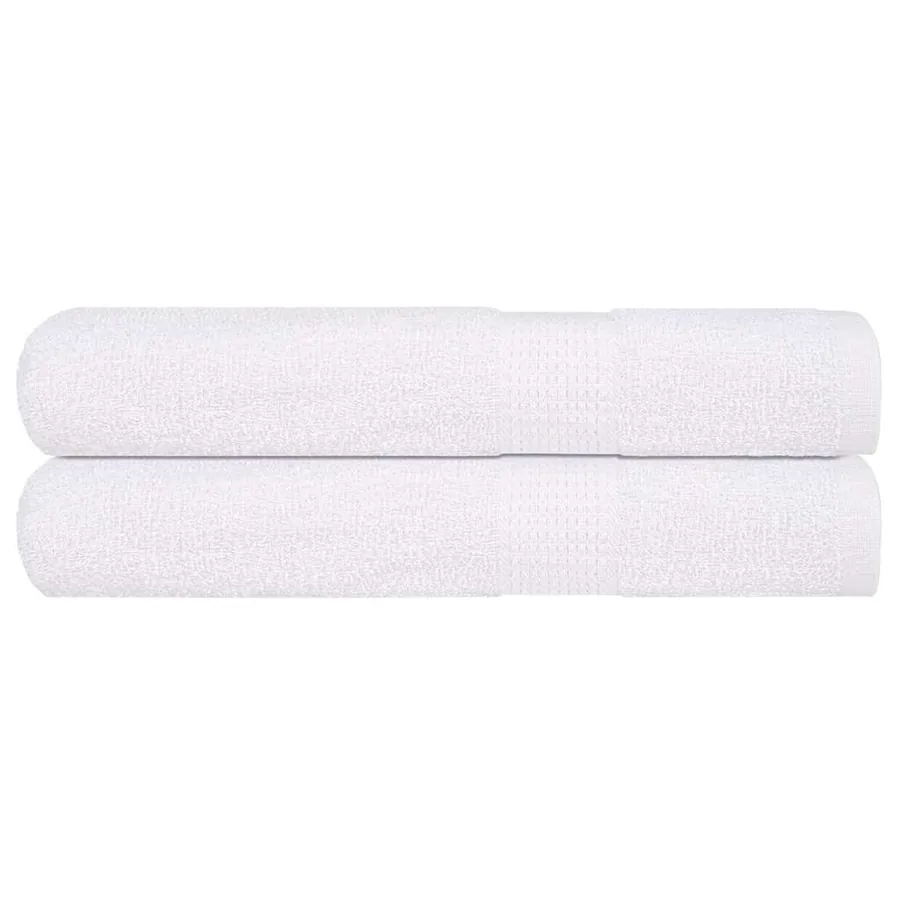 Serviettes de sauna FROGN 2 pcs blanc 80x200 cm 360 g/m²