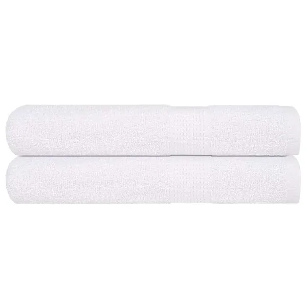 Serviettes de sauna FROGN 2 pcs blanc 80x200 cm 360 g/m²
