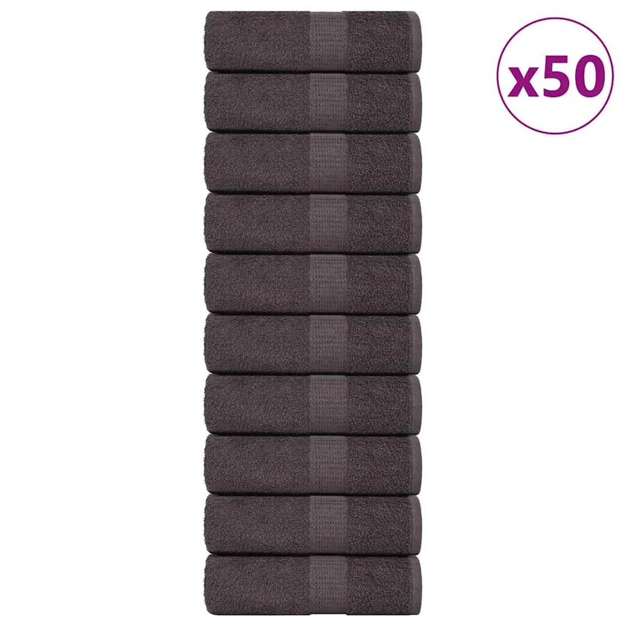 Serviettes d'invité FROGN 50pcs anthracite 30x50cm 360 g/m²