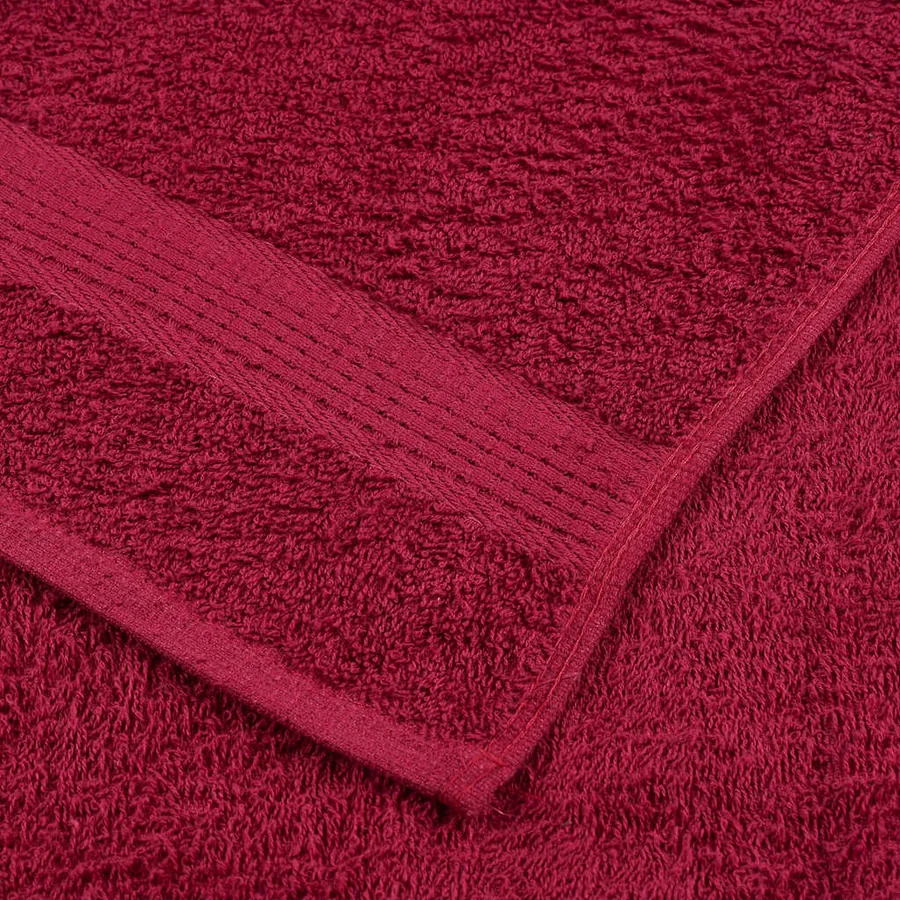 Ensemble de serviettes FROGN 8 pcs bordeaux 360 g/m² - 6