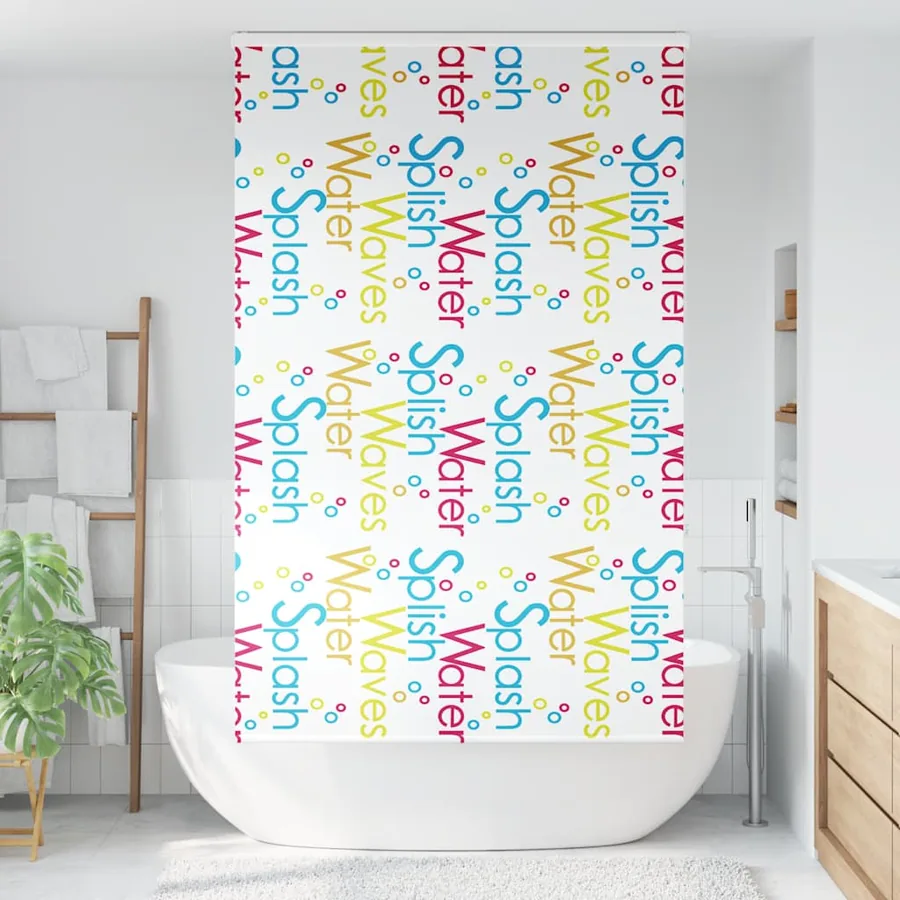 Store enrouleur de douche avec cassette largeur du tissu 136 cm - 2