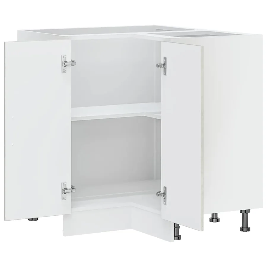 Armoire d'angle de cuisine Porto gris béton bois d'ingénierie - 6