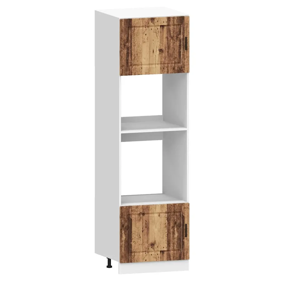 Ensemble de 7 meubles de cuisine "Porto" en bois d'ingénierie vieilli - 5