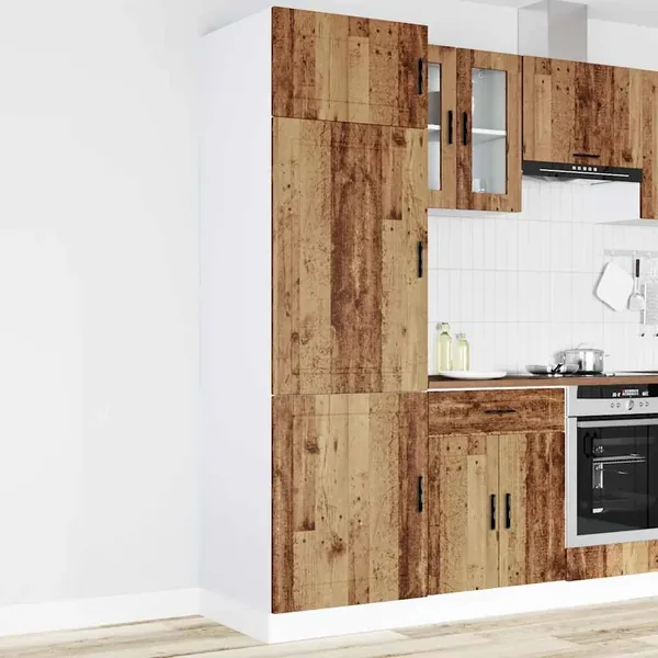 Armoire de cuisine Porto vieux bois bois d'ingénierie