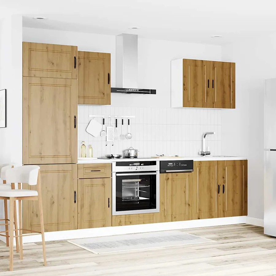 Ensemble d'armoires de cuisine 7 pcs Kalmar bois d'ingénierie - 3