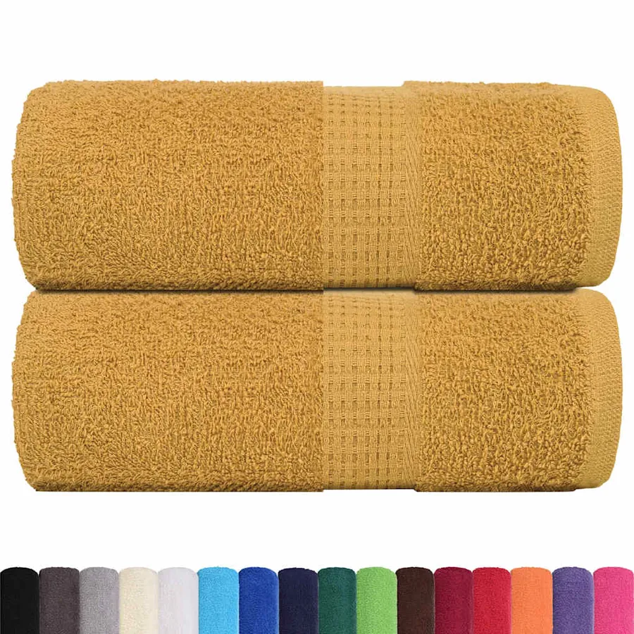 Serviettes d'invité FROGN 2 pcs doré 30x50 cm 360 g/m² - 2