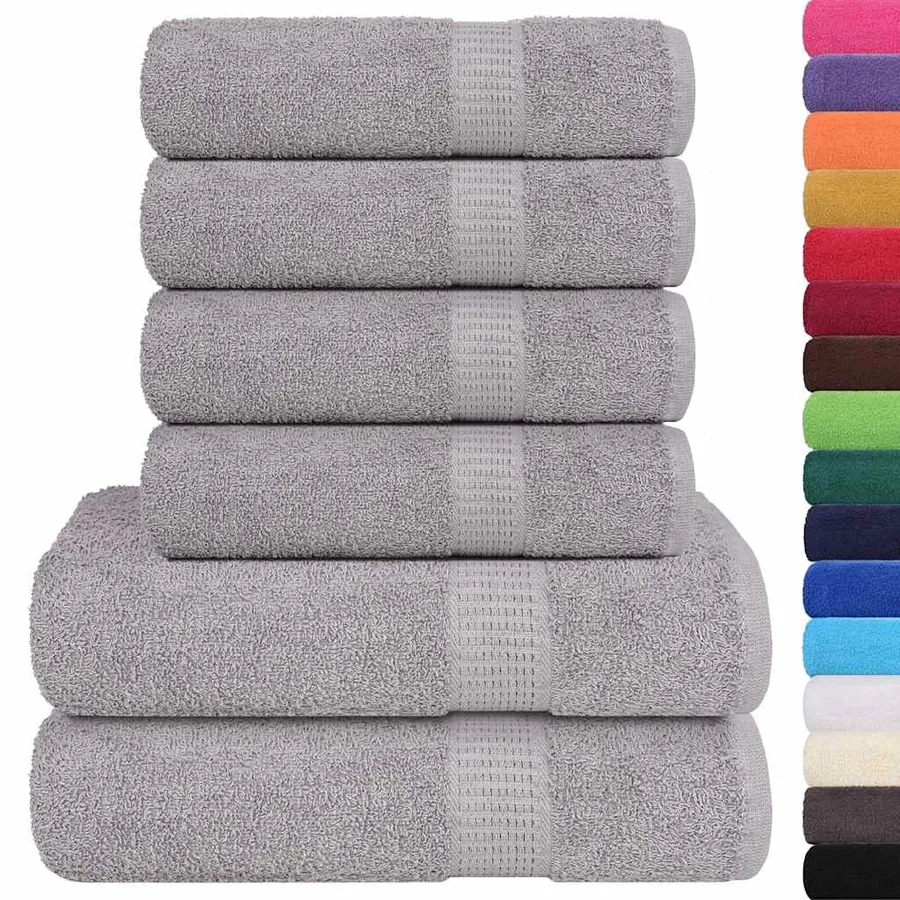 Ensemble de serviettes FROGN 6 pcs gris 360 g/m² - 2