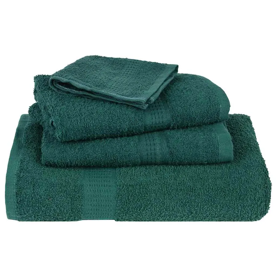 Serviettes de douche FROGN 2 pcs vert 70x140 cm 360 g/m² - 4