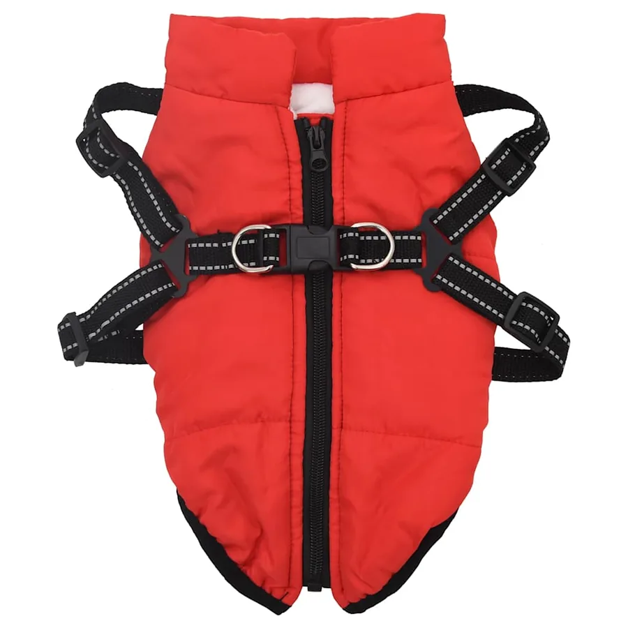 Manteau pour chiens avec harnais imperméable réfléchissant L28 - 2