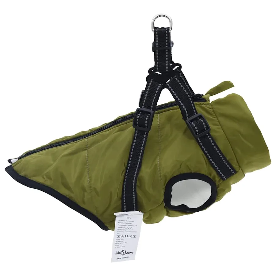 Manteau pour chiens avec harnais imperméable réfléchissant L24 - 4