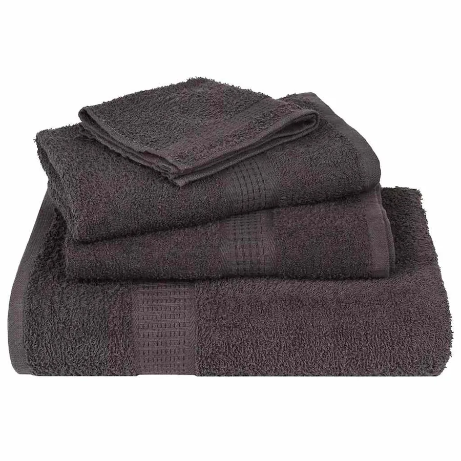 Essuie-mains FROGN 4 pcs anthracite 50x100 cm 360 g/m² - 4