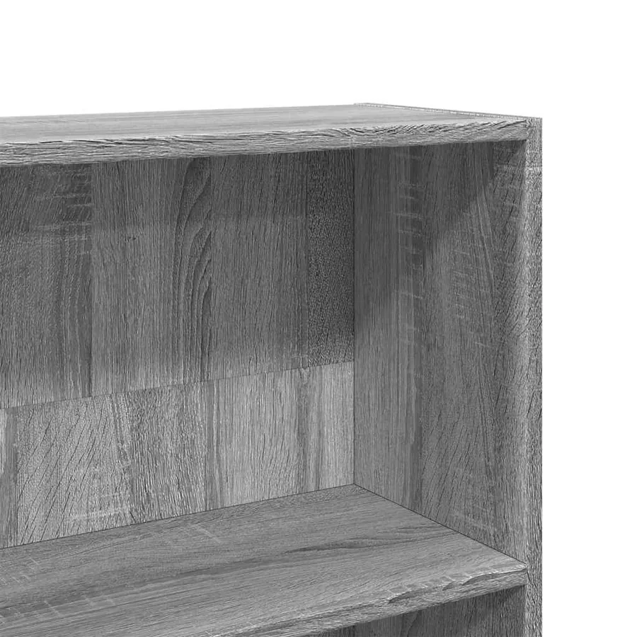 Bibliothèque sonoma gris 80x30x189 cm bois d'ingénierie - 7