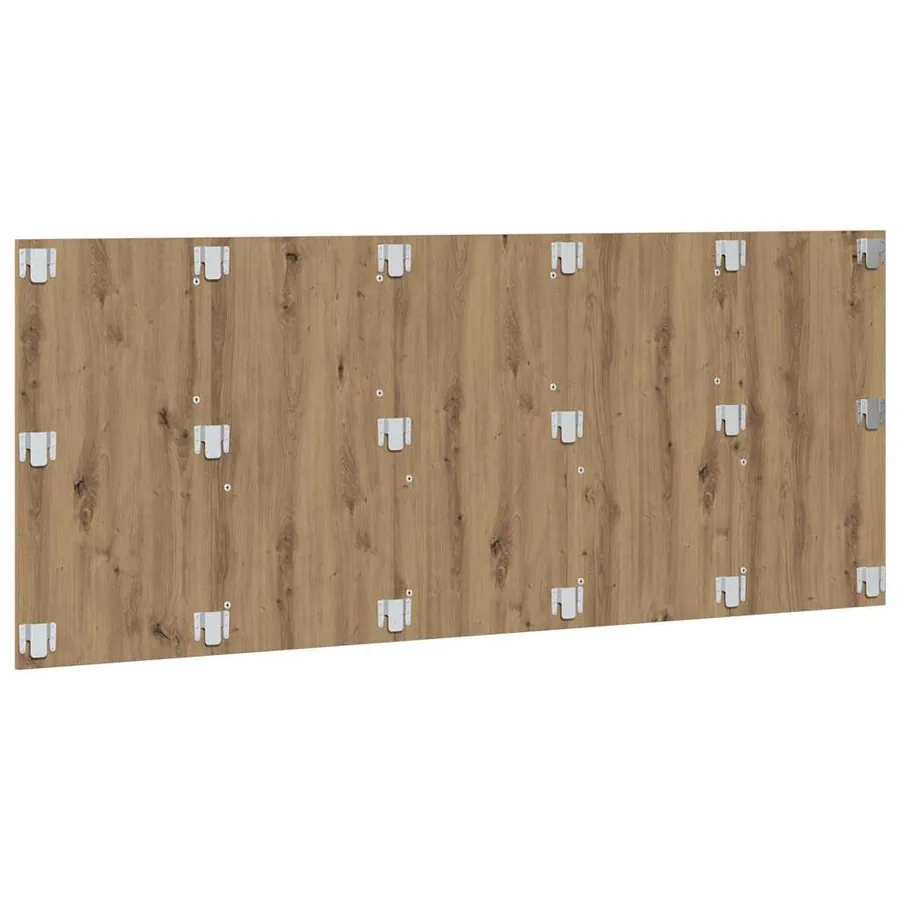 Tête de lit chêne artisanal 200x1,5x80 cm bois d'ingénierie - 4