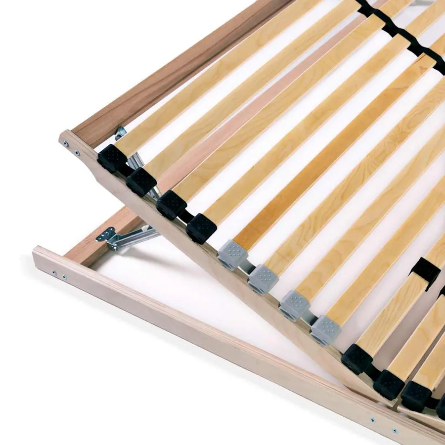 Sommier à lattes sans matelas avec 28 lattes 7 zones 120x200 cm - 7