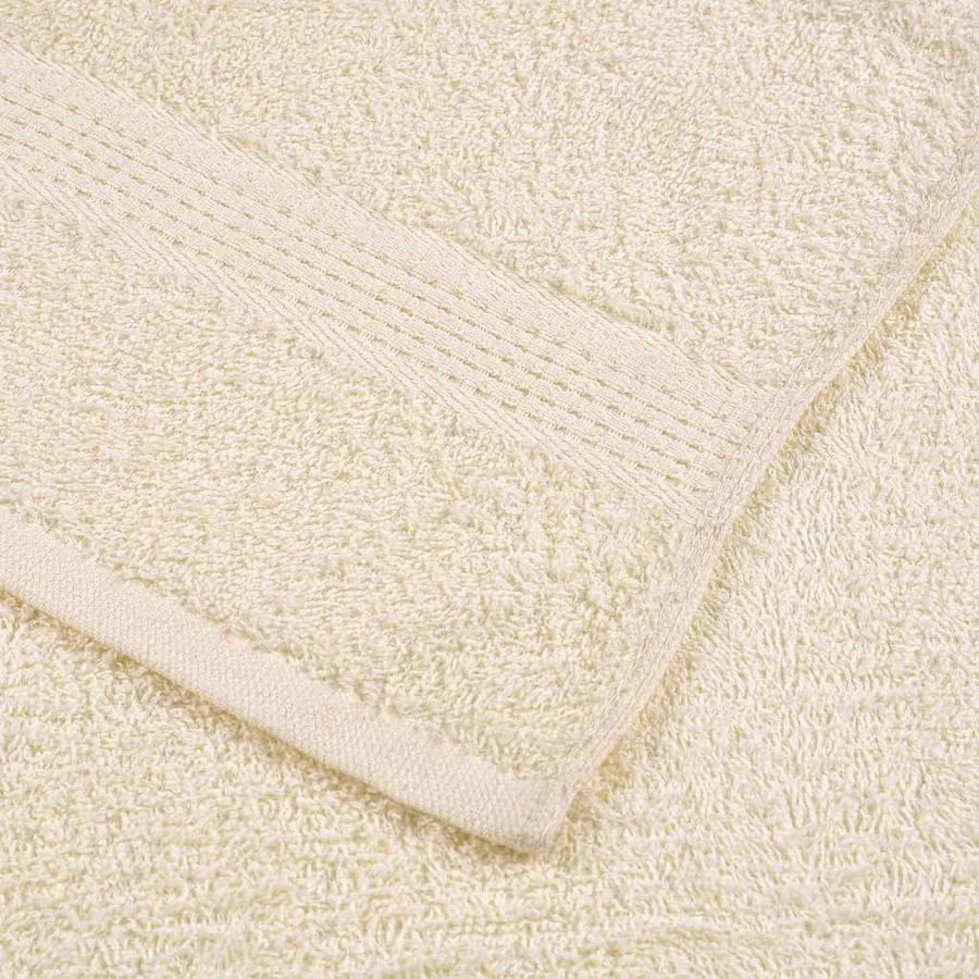 Ensemble de serviettes FROGN 12 pcs crème 360 g/m² - 6