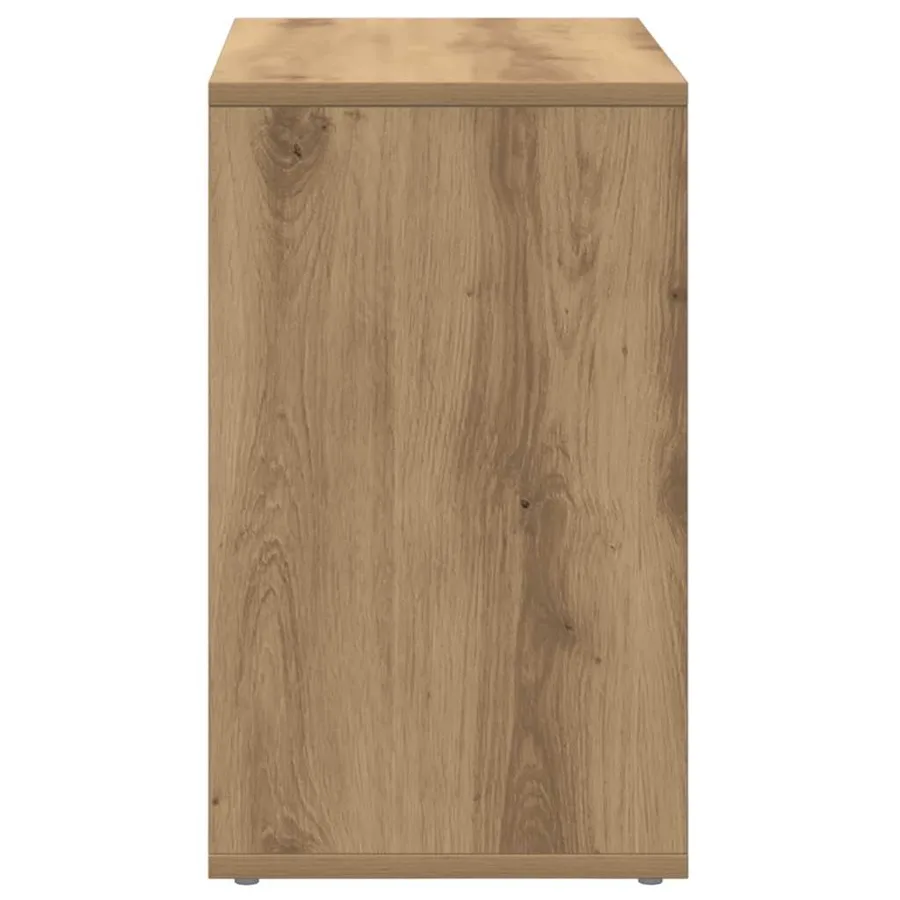 Tables gigognes 3 pcs chêne artisanal bois d'ingénierie - 6