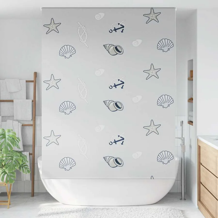 Store enrouleur de douche 150x240 cm largeur du tissu 146 cm - 2