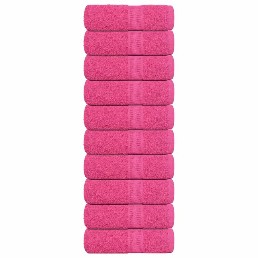 Serviettes d'invité FROGN 10 pcs rose 30x50 cm 360 g/m²