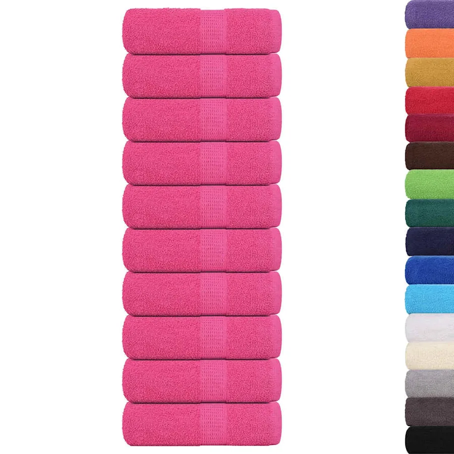Serviettes d'invité FROGN 10 pcs rose 30x50 cm 360 g/m² - 2