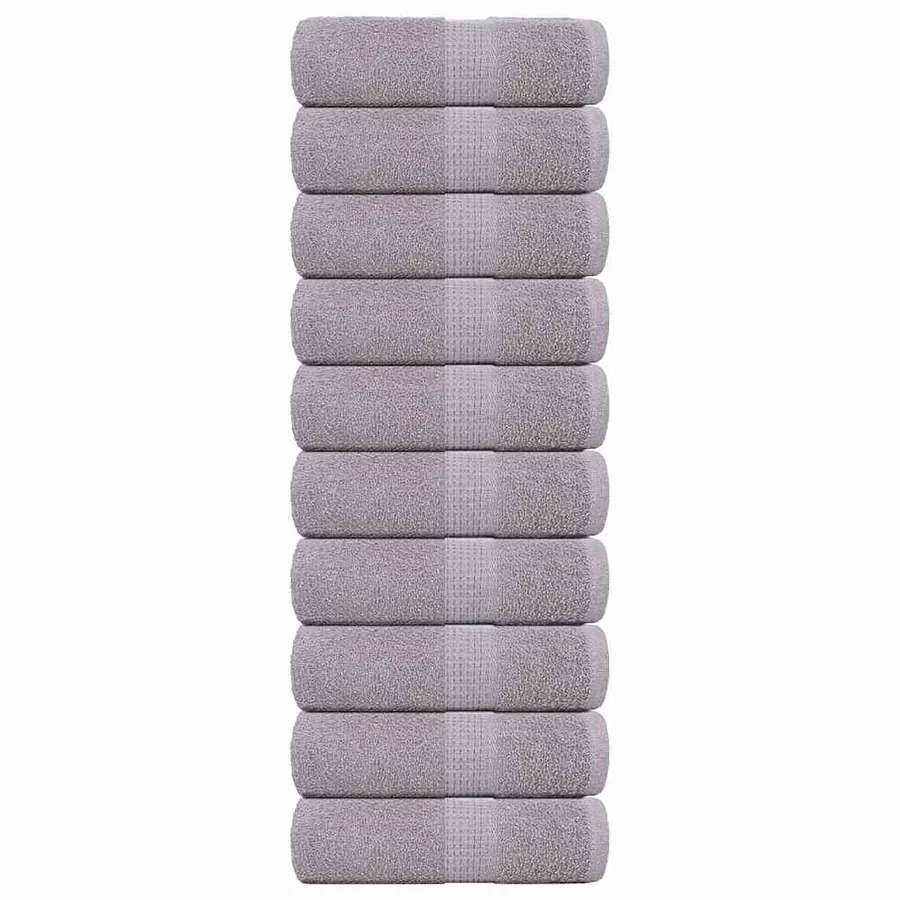 Serviettes d'invité FROGN 10 pcs gris 30x50 cm 360 g/m²
