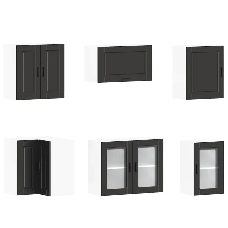 Ensemble d'armoires de cuisine 11 pcs Porto bois d'ingénierie - 5