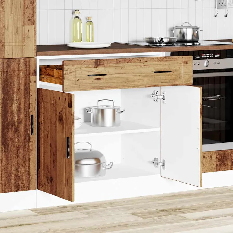 Armoire de cuisine Porto vieux bois bois d'ingénierie - 3