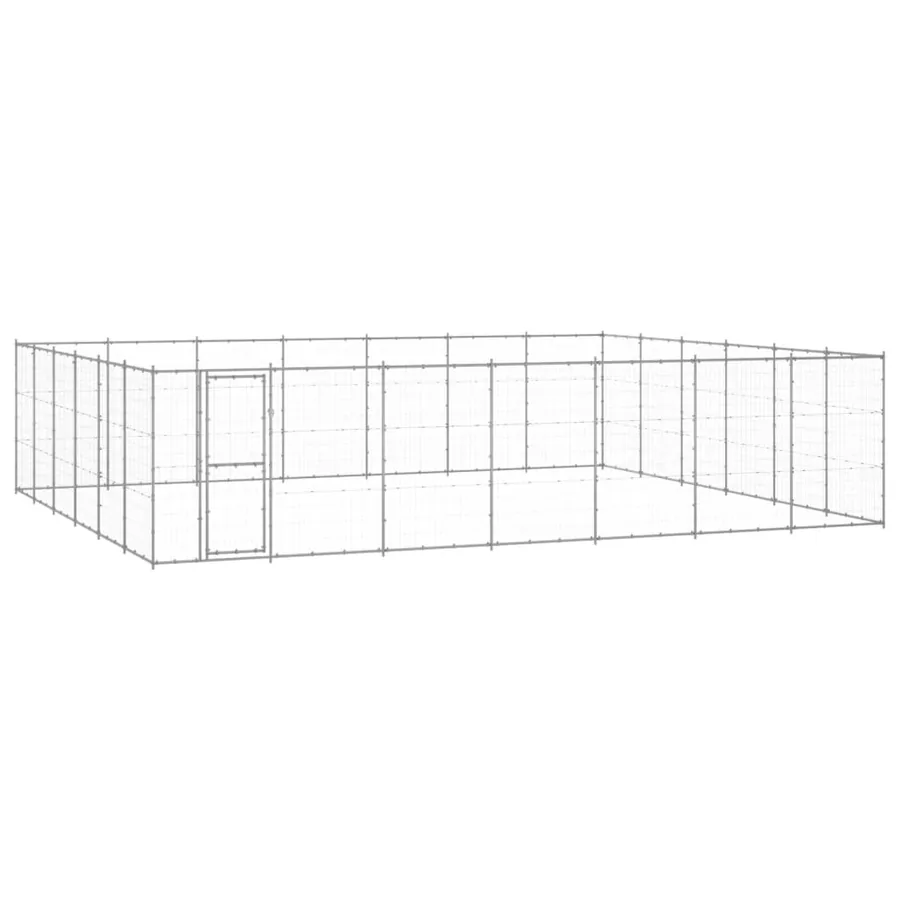 Chenil extérieur Acier galvanisé 50,82 m²